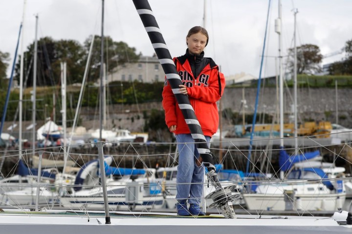 Climate campaigner Greta prepares to sail to the U.S. on boat with no toilet